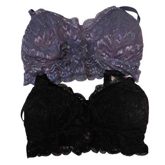 BCBGMaxAzria Other - BCBGMAXAZRIA Bundle of Two Soft Cup Bralettes Size M